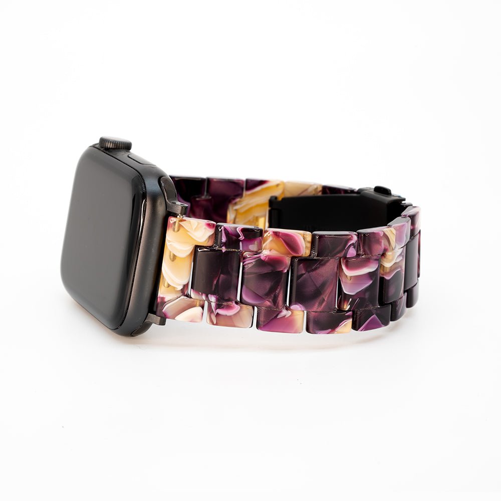 Amethyst Bloom Ceramic Armband