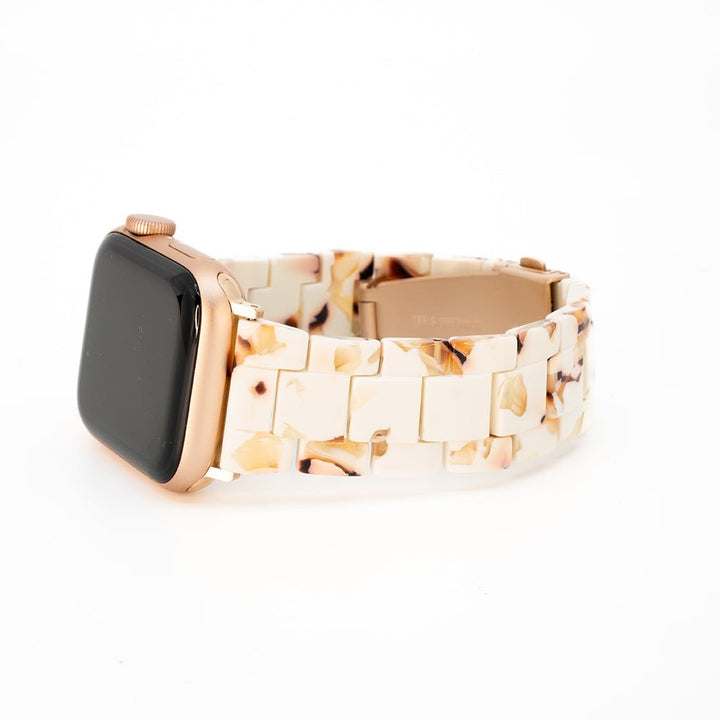 Ivory Bloom Ceramic Armband